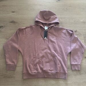 NWT Adidas Hooded Sweatshirt in Warm Clay Pink